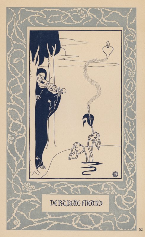 O amigo dedicado (litografia) de German School