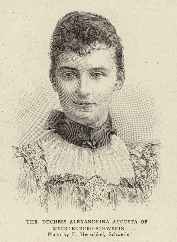 A Duquesa Alexandrina Augusta de Mecklenburg-Schwerin de German School