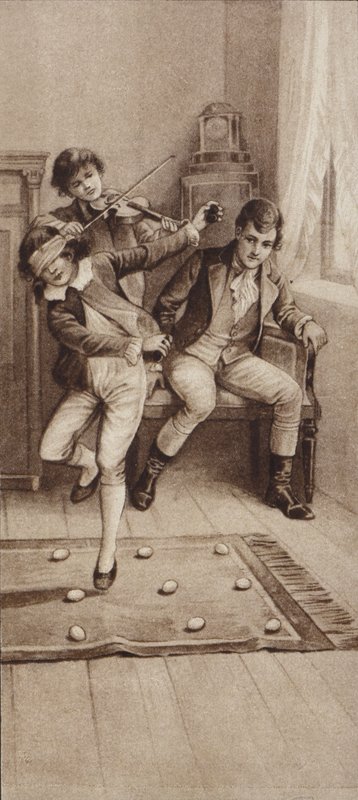A dança do ovo (litografia) de German School