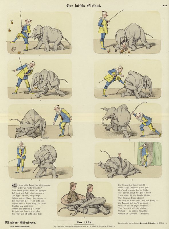 O elefante falso de German School
