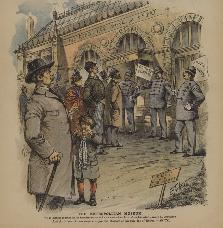 O Museu Metropolitano (cor litho) de German School