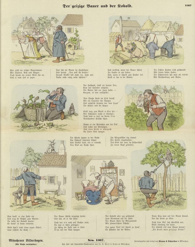 O miserável agricultor e o goblin de German School
