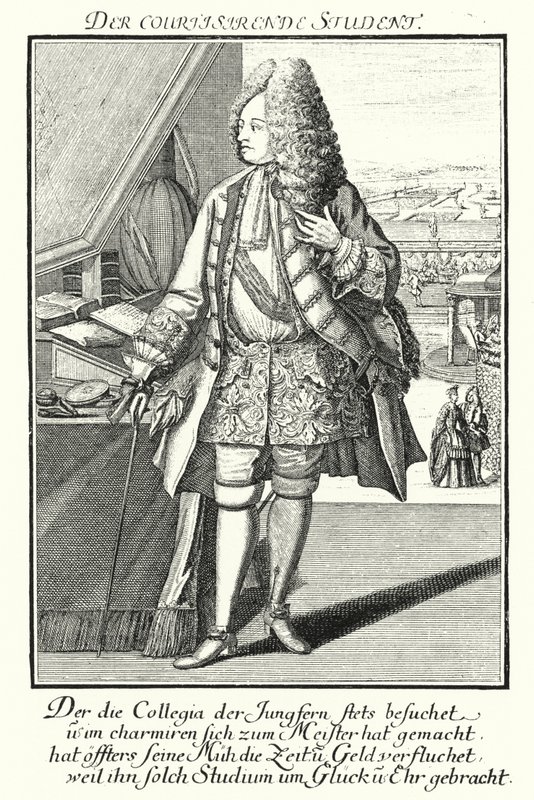 O Aluno Refinado (gravura) de German School