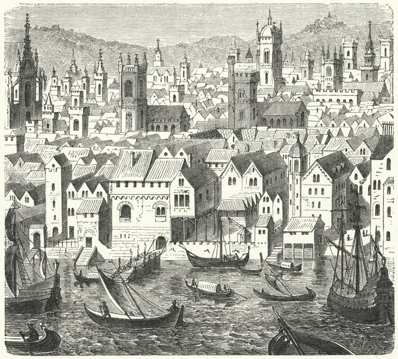 O Steelyard, base comercial da Hanseatic League em Londres de German School