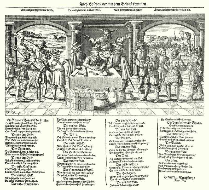 O cobrador de impostos (gravura) de German School