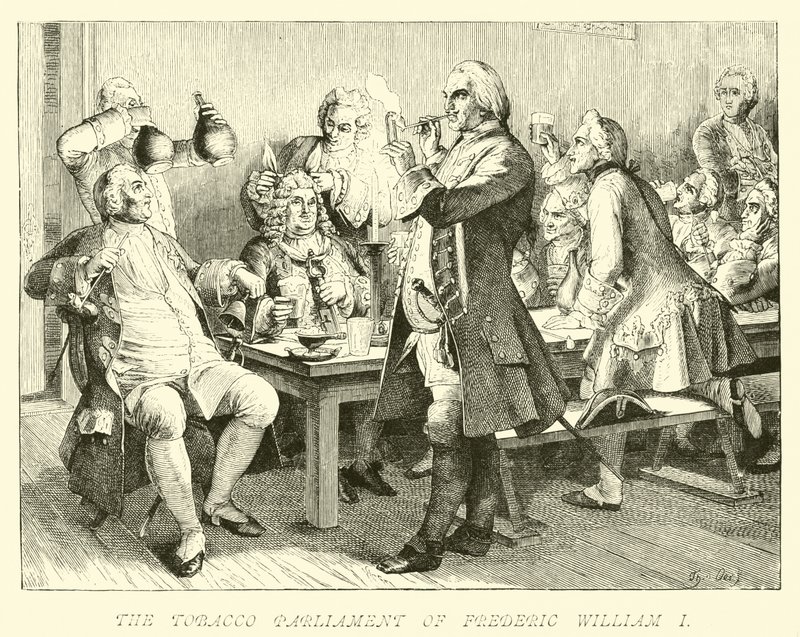 O Parlamento do Tabaco de Frederico Guilherme I de German School