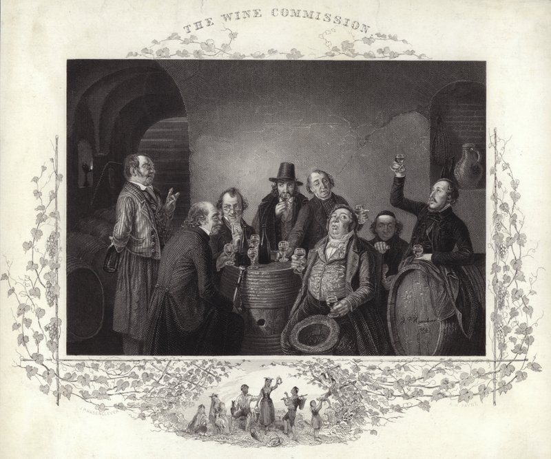 A Comissão do Vinho (gravura) de German School