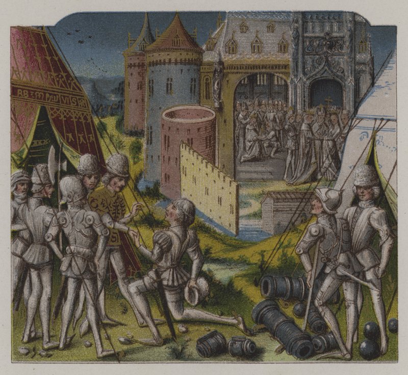 O casamento de Sigismund, Eleitor de Brandenburgo, e Maria da Hungria de German School