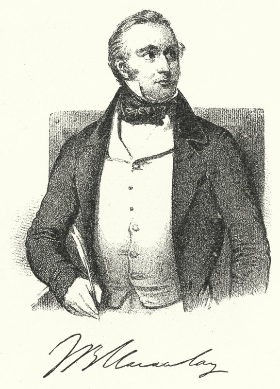 Thomas Babington Macaulay, historiador e escritor britânico (gravura) de German School