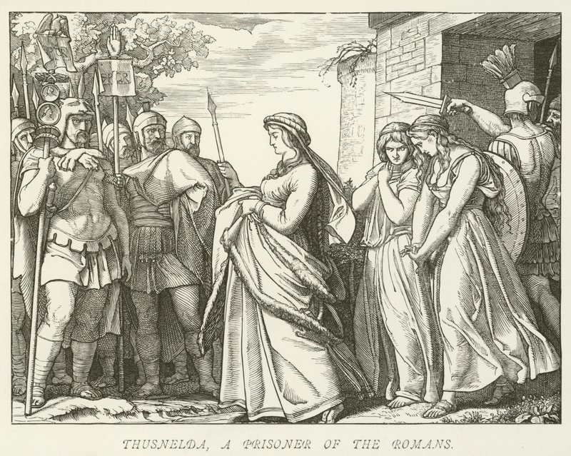 Thusnelda, um prisioneiro dos romanos de German School