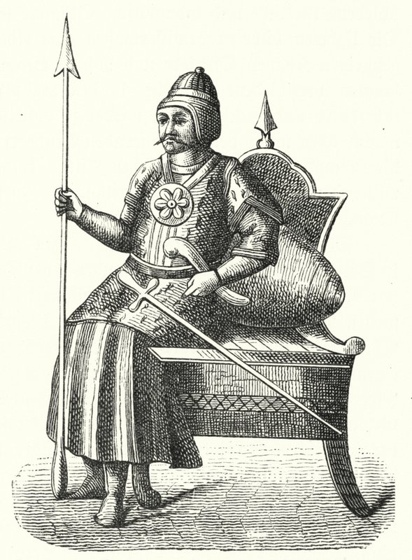 Timur, líder militar mongol (gravura) de German School