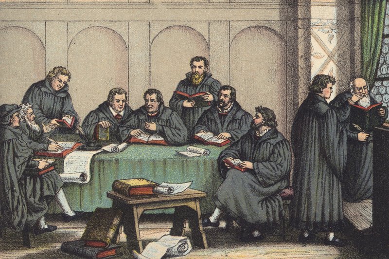 Traduzindo o Antigo Testamento (chromolitho) de German School