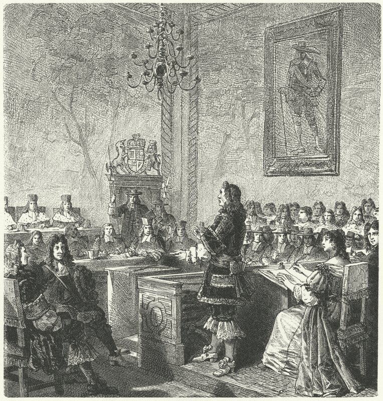 Julgamento de William Russell, Lord Russell, por traição contra o Rei Carlos II de German School