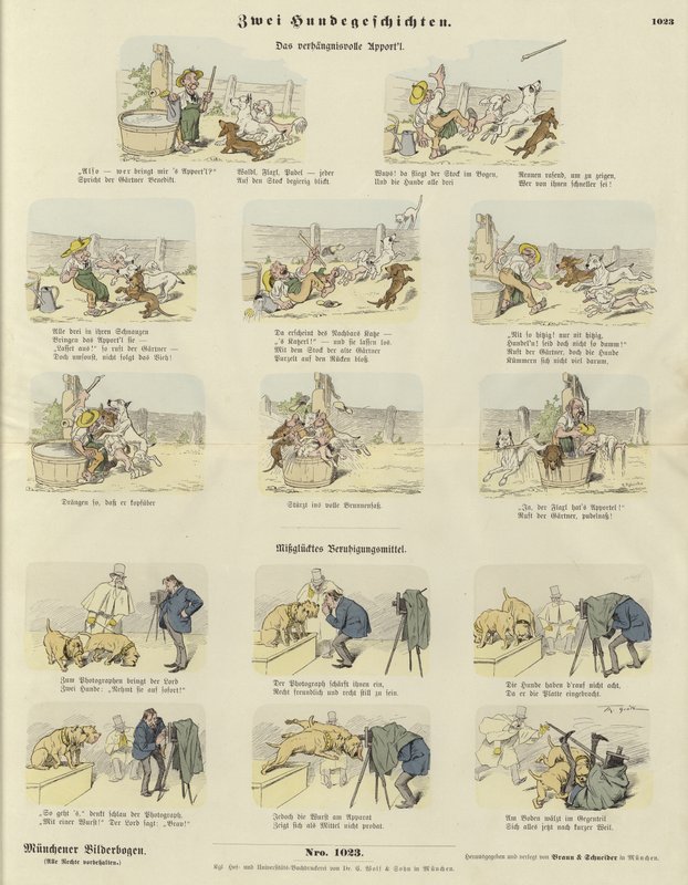 Duas histórias de cães de German School