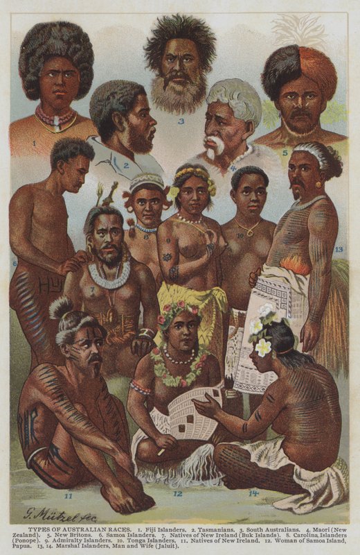 Tipos de corridas australianas (cor litho) de German School
