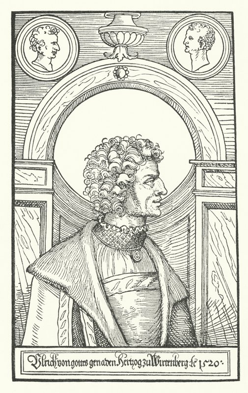 Ulrich, Duque de Wurttemberg (gravura) de German School