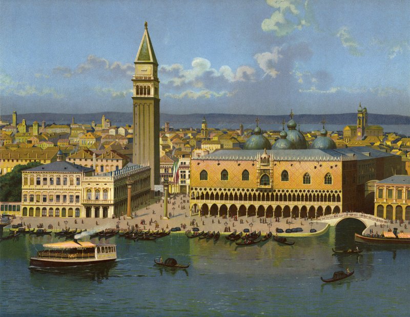 Veneza (cromolito) de German School