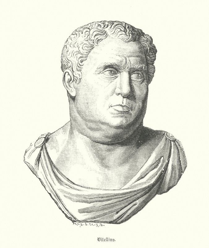 Vitellius, imperador romano (gravura) de German School