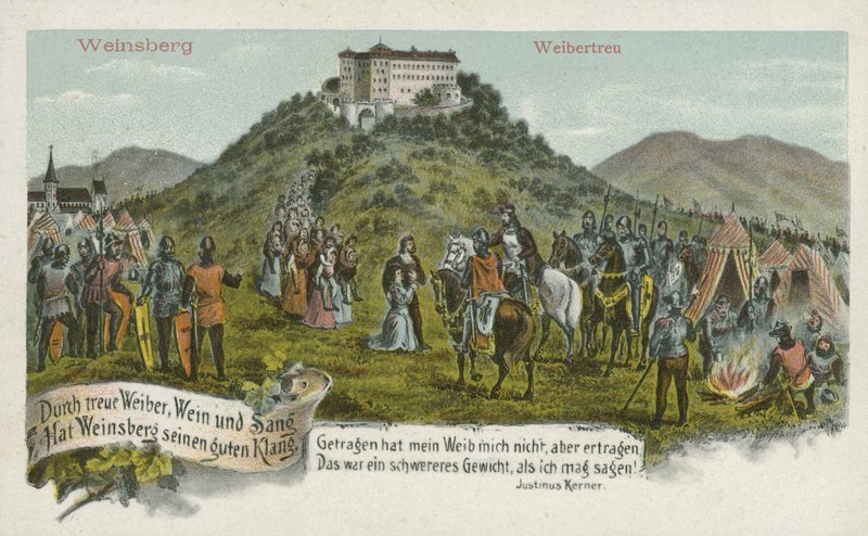 Weinsberg, Alemanha (cor litho) de German School