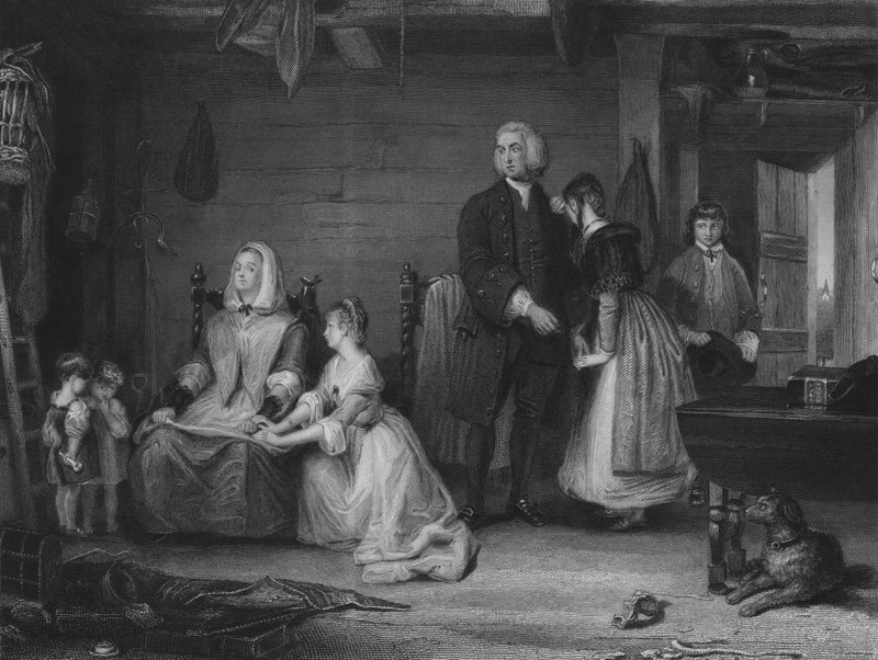 O Vigário de Wakefield de Gilbert Stuart after Newton