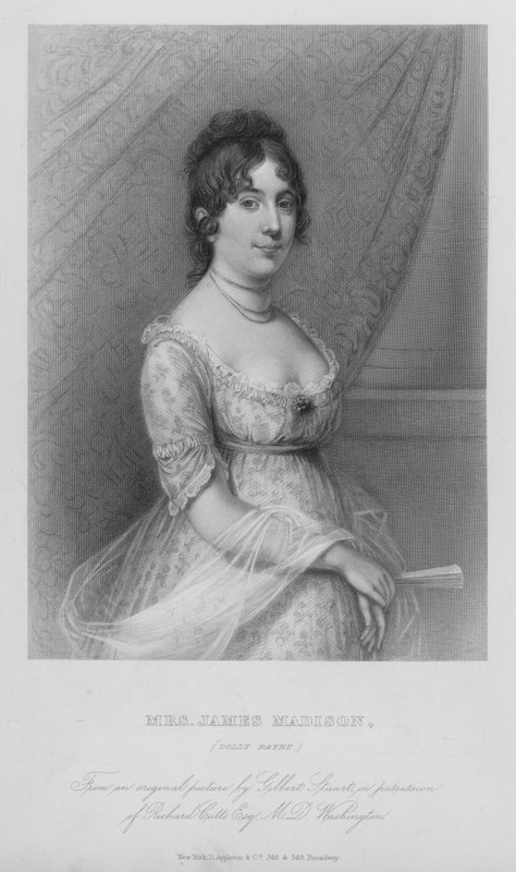 Sra. James Madison, Dolly Paine (gravura) de Gilbert (after) Stuart