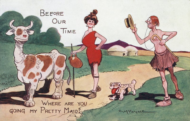 Antes do nosso tempo: para onde vais, minha linda empregada? (chromolitho) de Gilbert Morris Payne