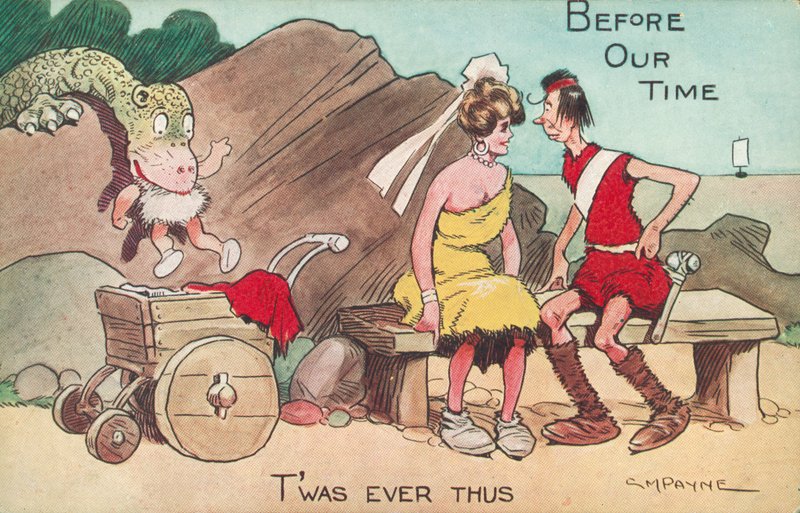 Vida pré-histórica (cor litho) de Gilbert Morris Payne