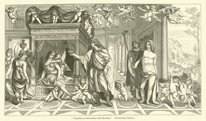 Núpcias de Alexander e Roxana de Giovanni Antonio Bazzi Sodoma