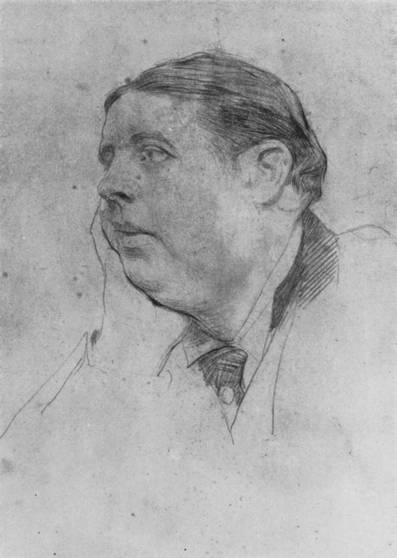 Oscar Wilde (litografia) de Giovanni Boldini