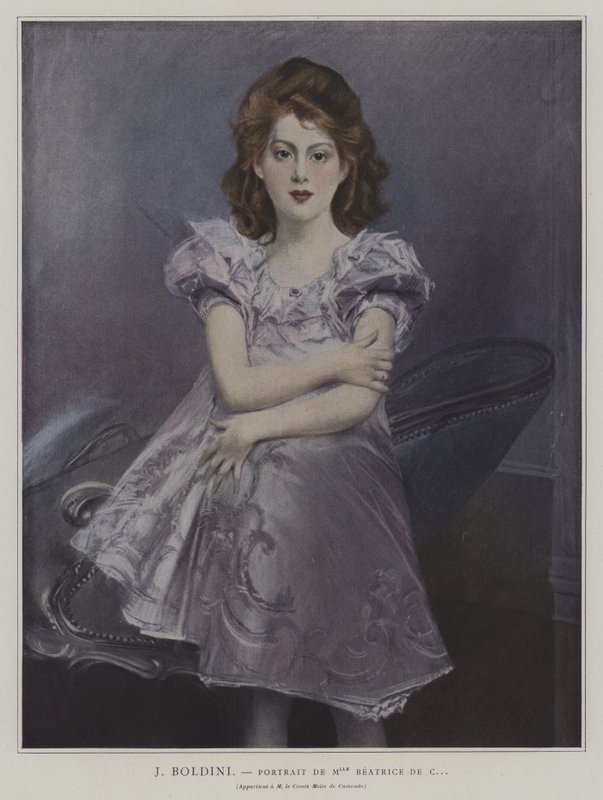 Retrato de Miss Beatriz de C ... de Giovanni Boldini