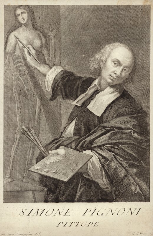 Simone Pignoni, pintora italiana de Giovanni Domenico Campiglia