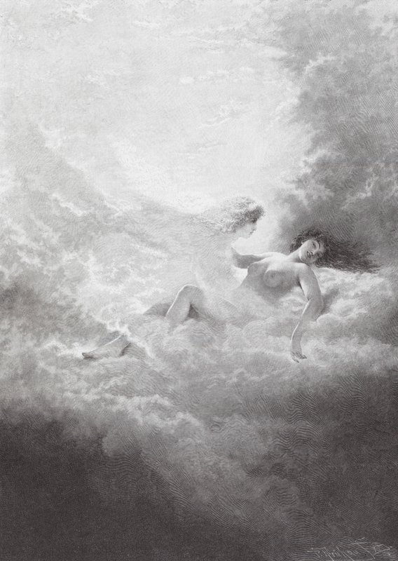 O Beijo (gravura) de Giuseppe De Sanctis