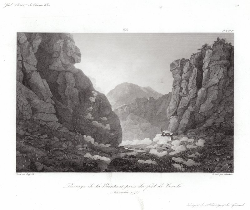 Cruzamento do Brenta de Giuseppe Pietro Bagetti