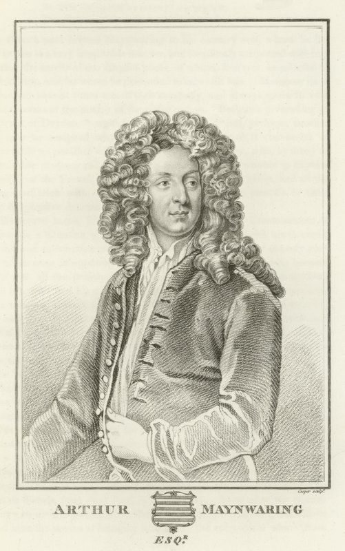 Arthur Maynwaring, advogado de Godfrey Kneller