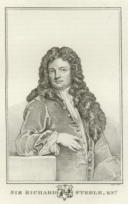 Sir Richard Steele, Cavaleiro de Godfrey Kneller