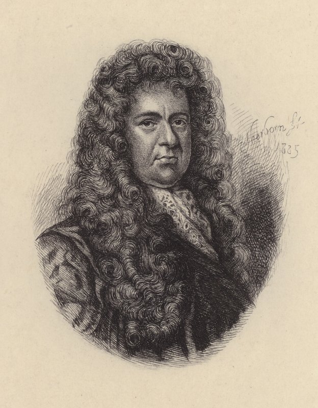 Samuel Pepys, político e diarista inglês (gravura) de Godfrey (after) Kneller