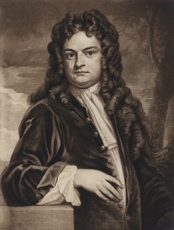 Sir Richard Steele (litho) de Godfrey (after) Kneller