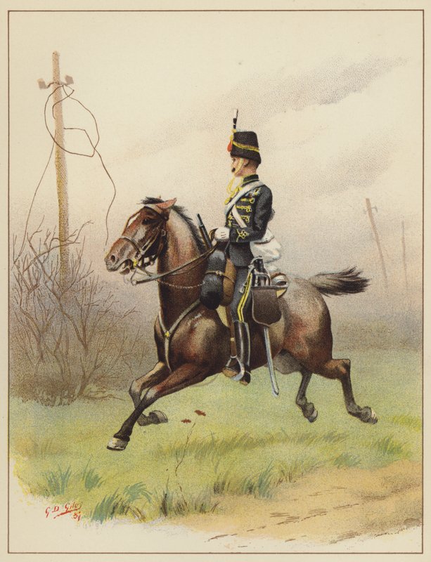 Os 10os Hussardos (Prince of Wales Own Royal) de Godfrey Douglas Giles