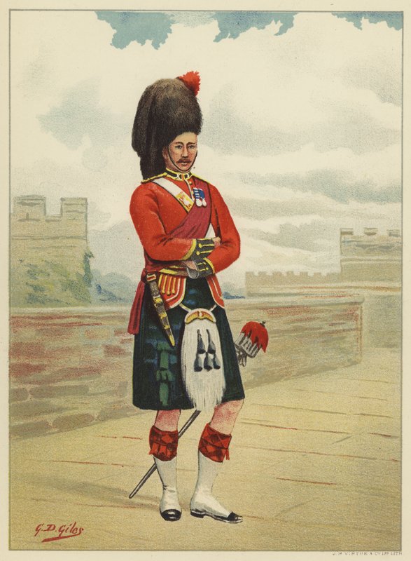 O 42º, O Relógio Negro (Royal Highlanders) de Godfrey Douglas Giles