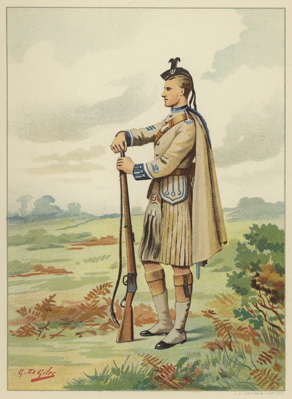 Voluntários Escoceses de Londres, 1ª Brigada de Rifle de Batalhão Voluntário, 7ª Middlesex de Godfrey Douglas Giles