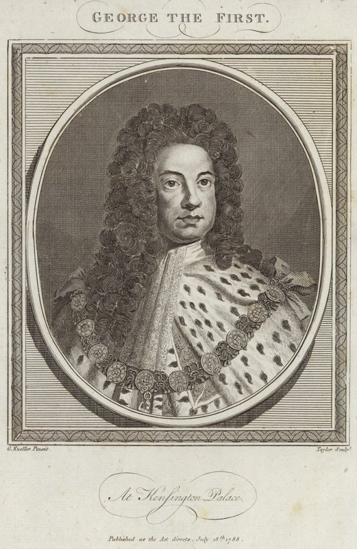 Rei George I da Grã-Bretanha e Irlanda de Godfrey Kneller