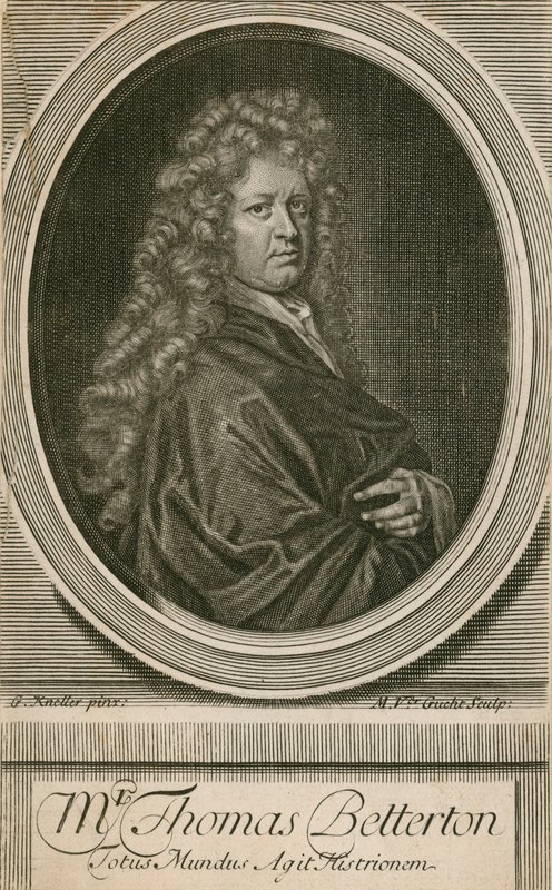 Thomas Betterton, ator de Godfrey Kneller