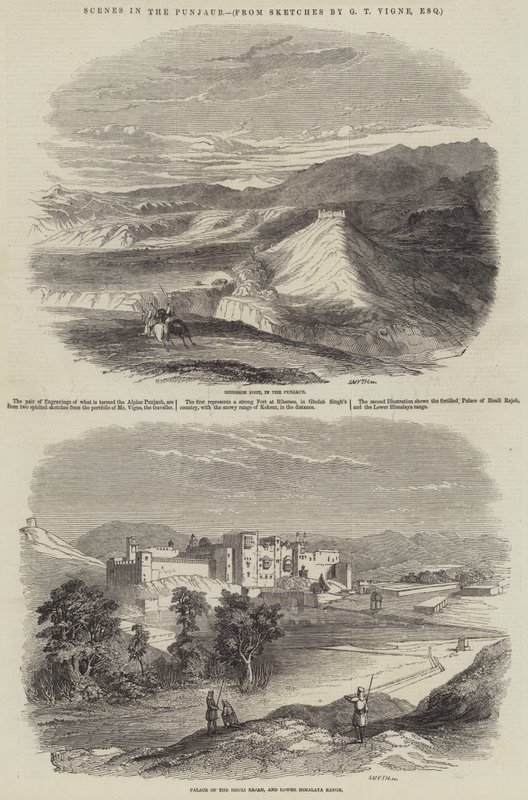 Cenas no Punjaub de Godfrey Thomas Vigne