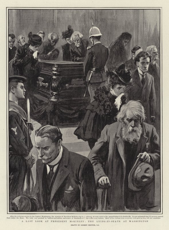 Uma última olhada no Presidente McKinley, o mentiroso em Washington de Gordon Frederick Browne