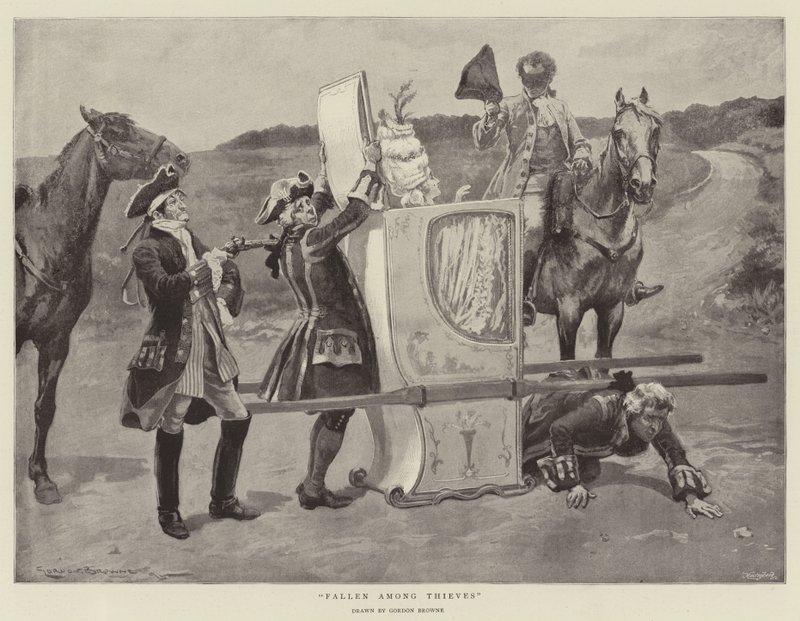 Caído entre ladrões de Gordon Frederick Browne