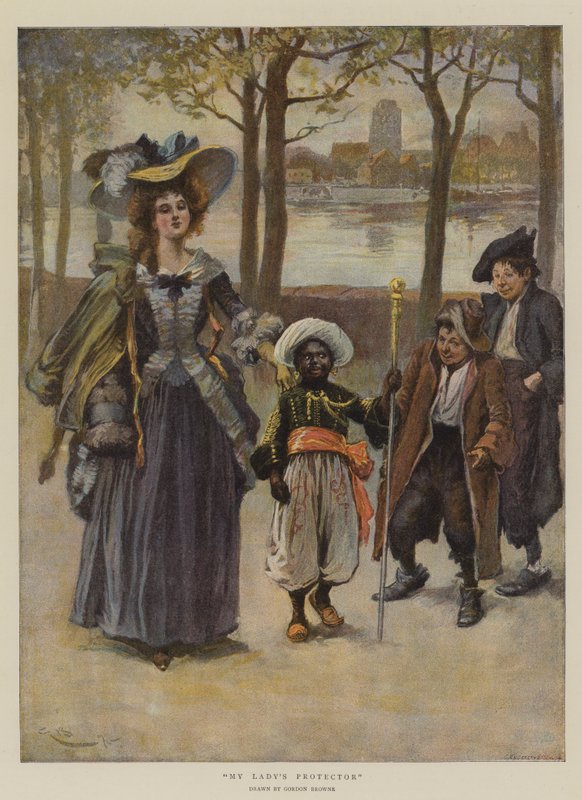 Protetor da minha senhora (cromolitro) de Gordon Frederick Browne