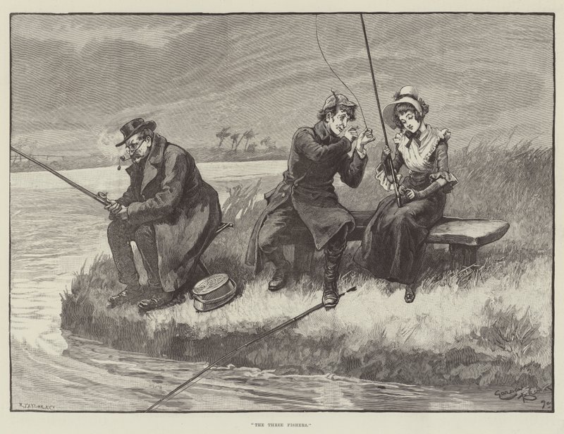 Os três pescadores de Gordon Frederick Browne