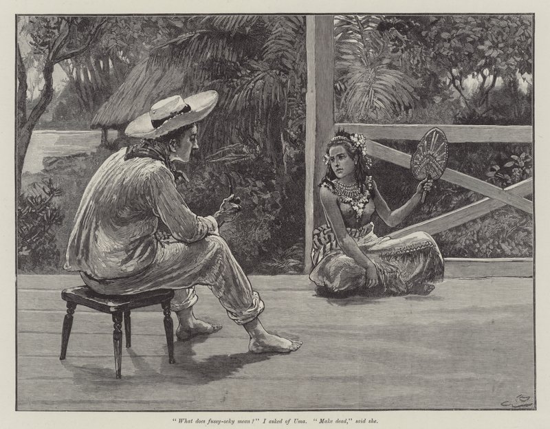 Uma, ou a praia de Falesa, por Robert Louis Stevenson de Gordon Frederick Browne
