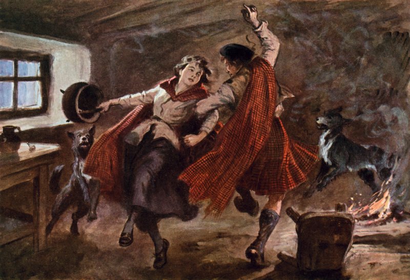 Ilustração para O Conto do Caldeirão de Gordon Frederick after Browne