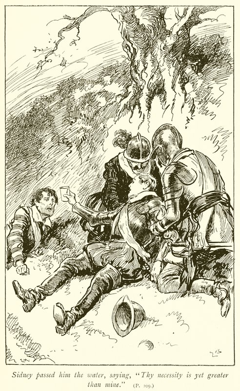 Morte de Sir Philip Sidney de Gordon Frederick Browne